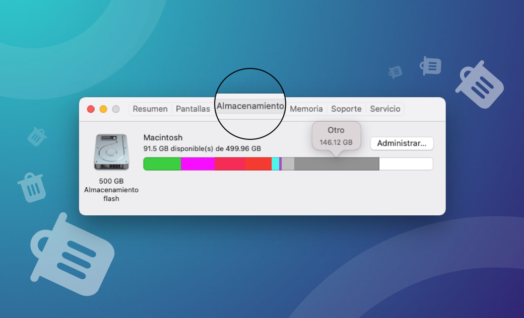 Cómo eliminar el almacenamiento “Otros” en Mac