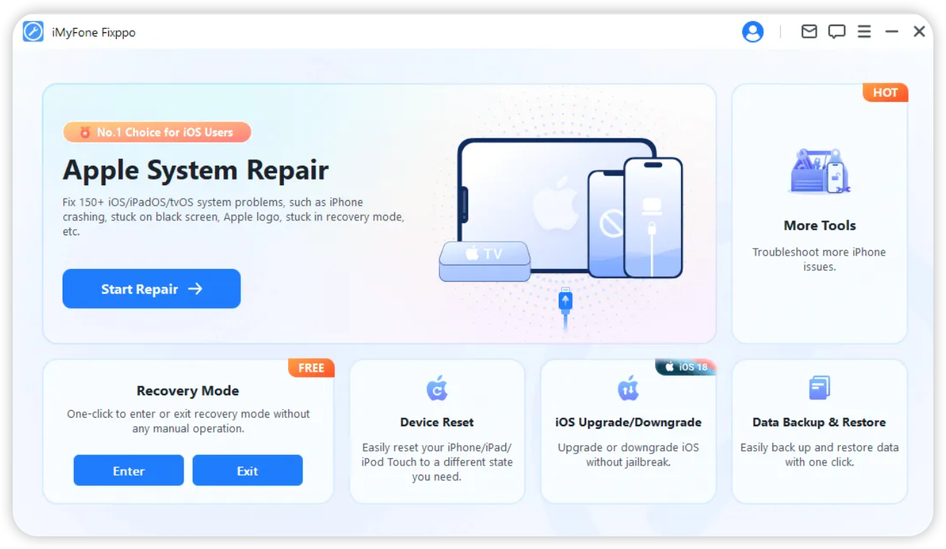 ReiBoot Alternative - iMyFone Fixppo