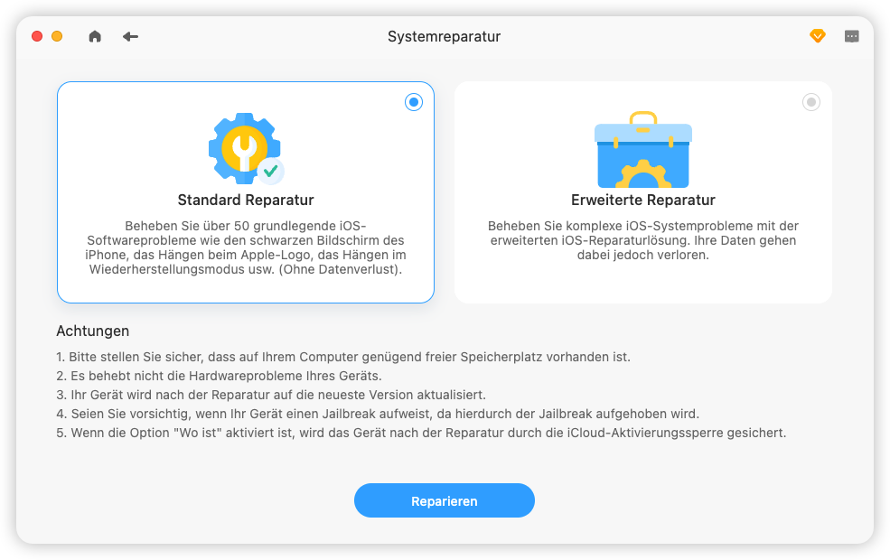 iPhone mit BuhoRepair reparieren