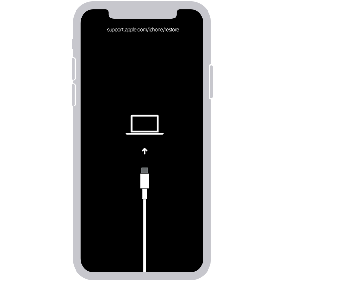 iPhone Recovery Mode Screen