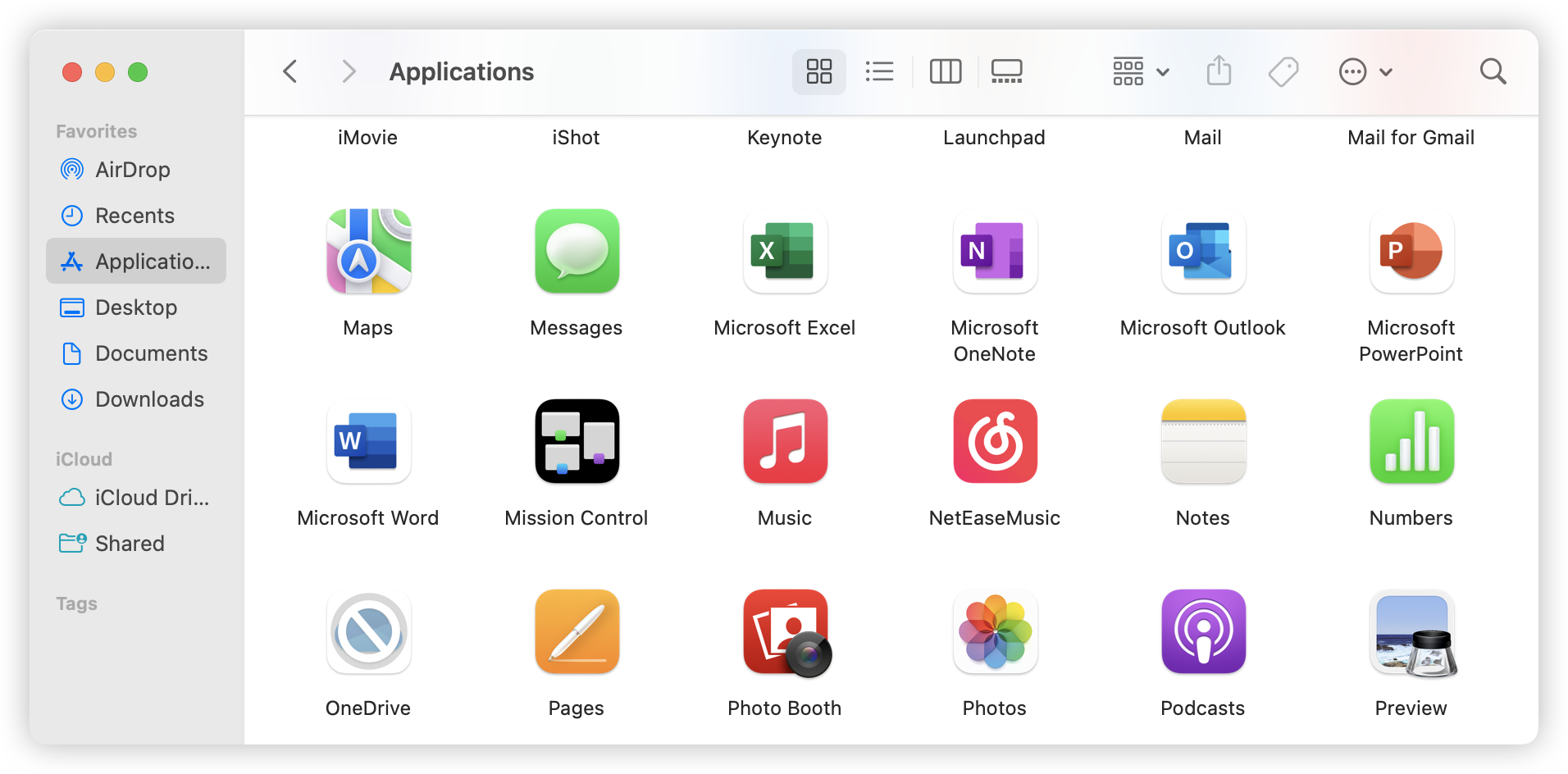 Navigate to Mac Applications Folder