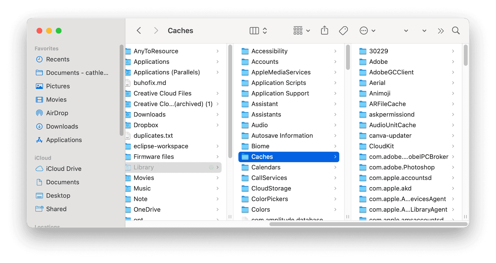 Manually Clear Caches on Mac