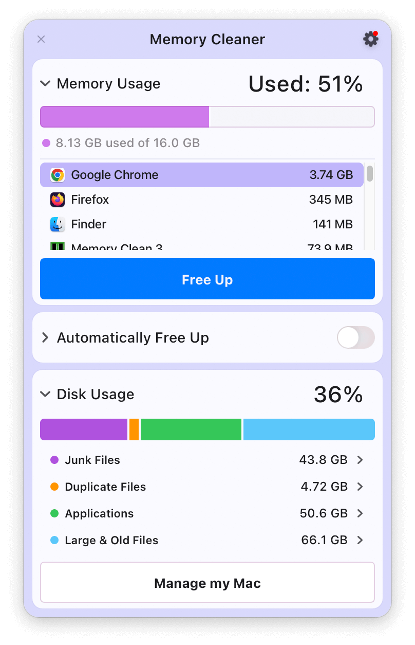 Best Memory Cleaner for Mac -Nektony Memory Cleaner