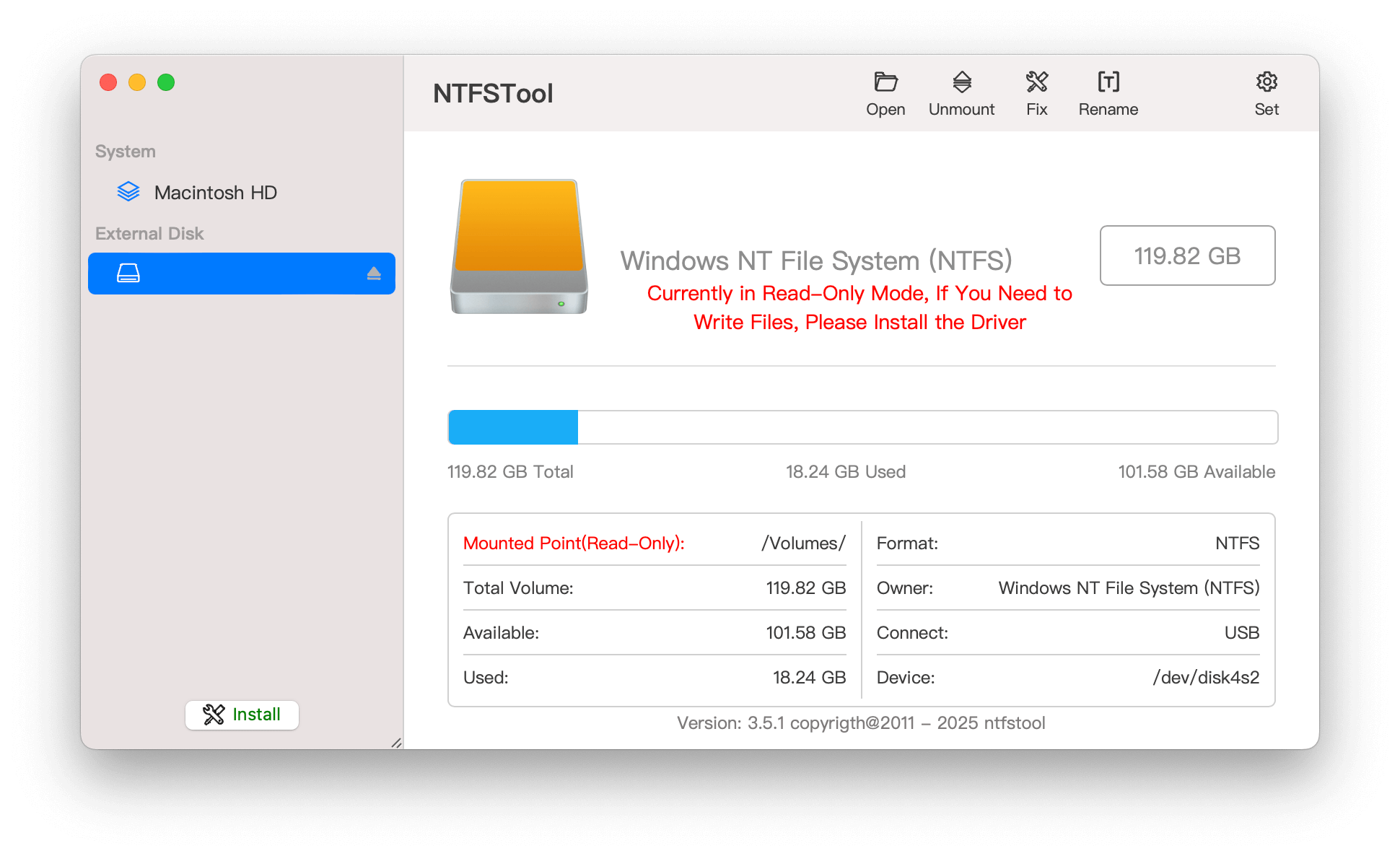 Best NTFS for Mac Software - NTFS Tool