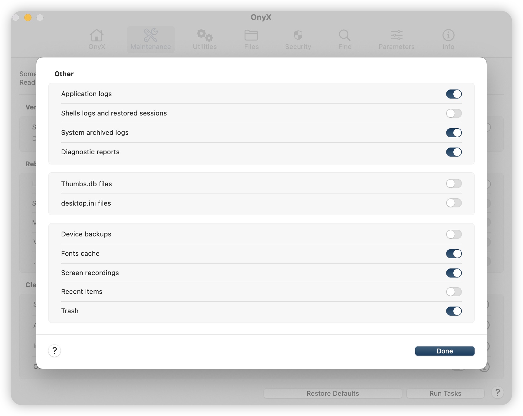 Best CleanMyMac Alternative - Onyx
