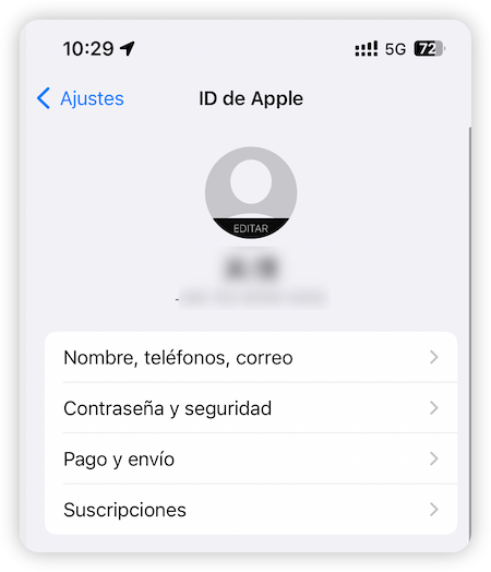 Manage Apple ID Password on iPhone