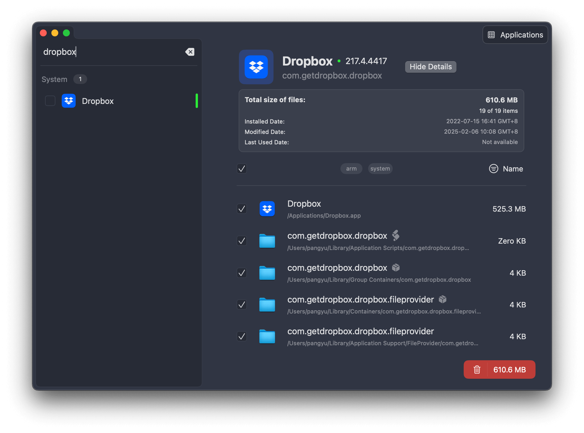 CleanMyMac Alternative - PearCleaner