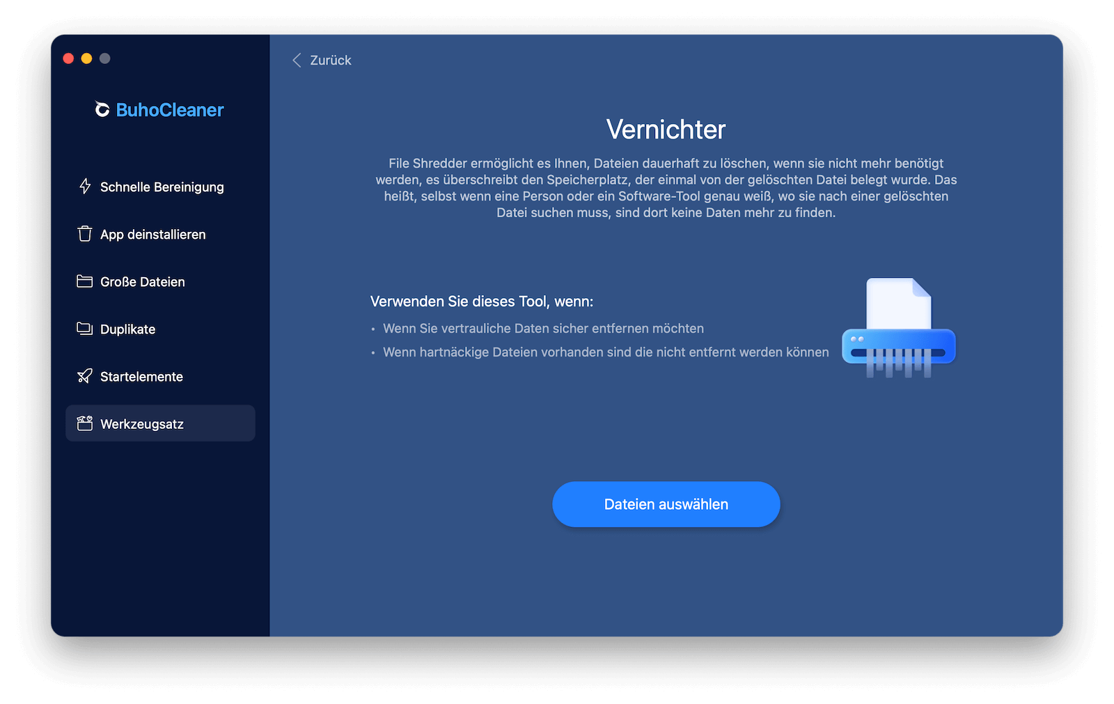 Quickly Delete Files on Mac with BuhoCleaner