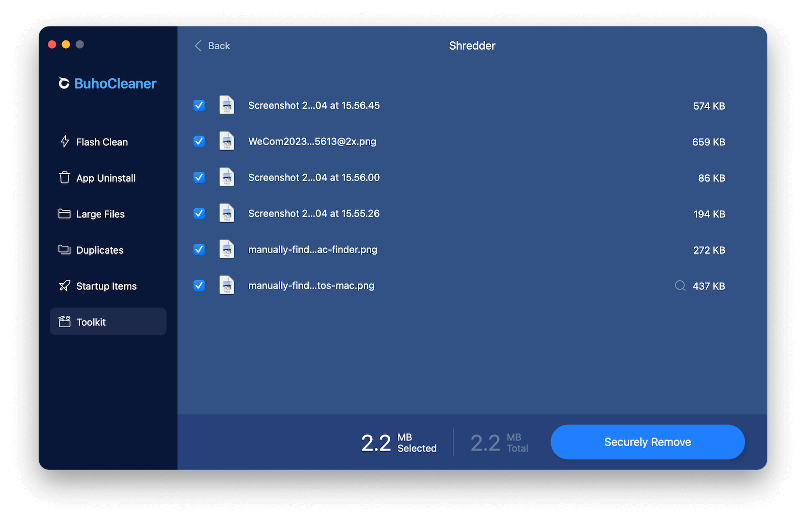 Permanently Delete File son Mac with BuhoCleaner
