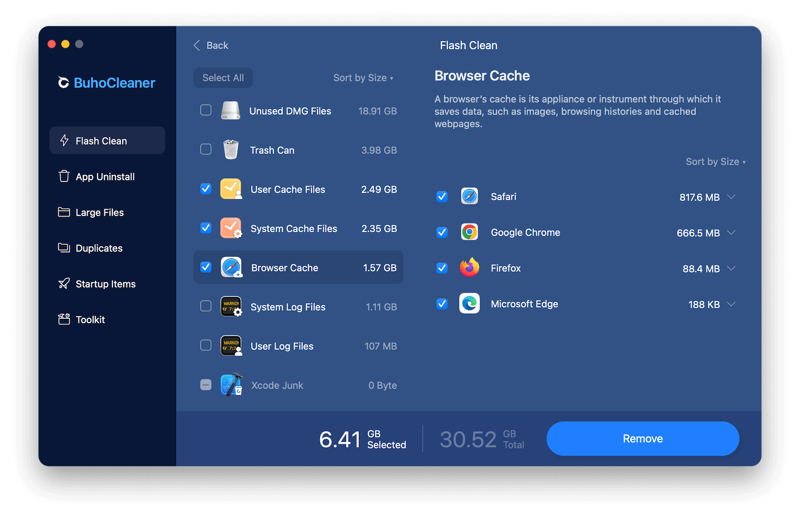 Quickly Clear Caches on Mac with BuhoCleaner