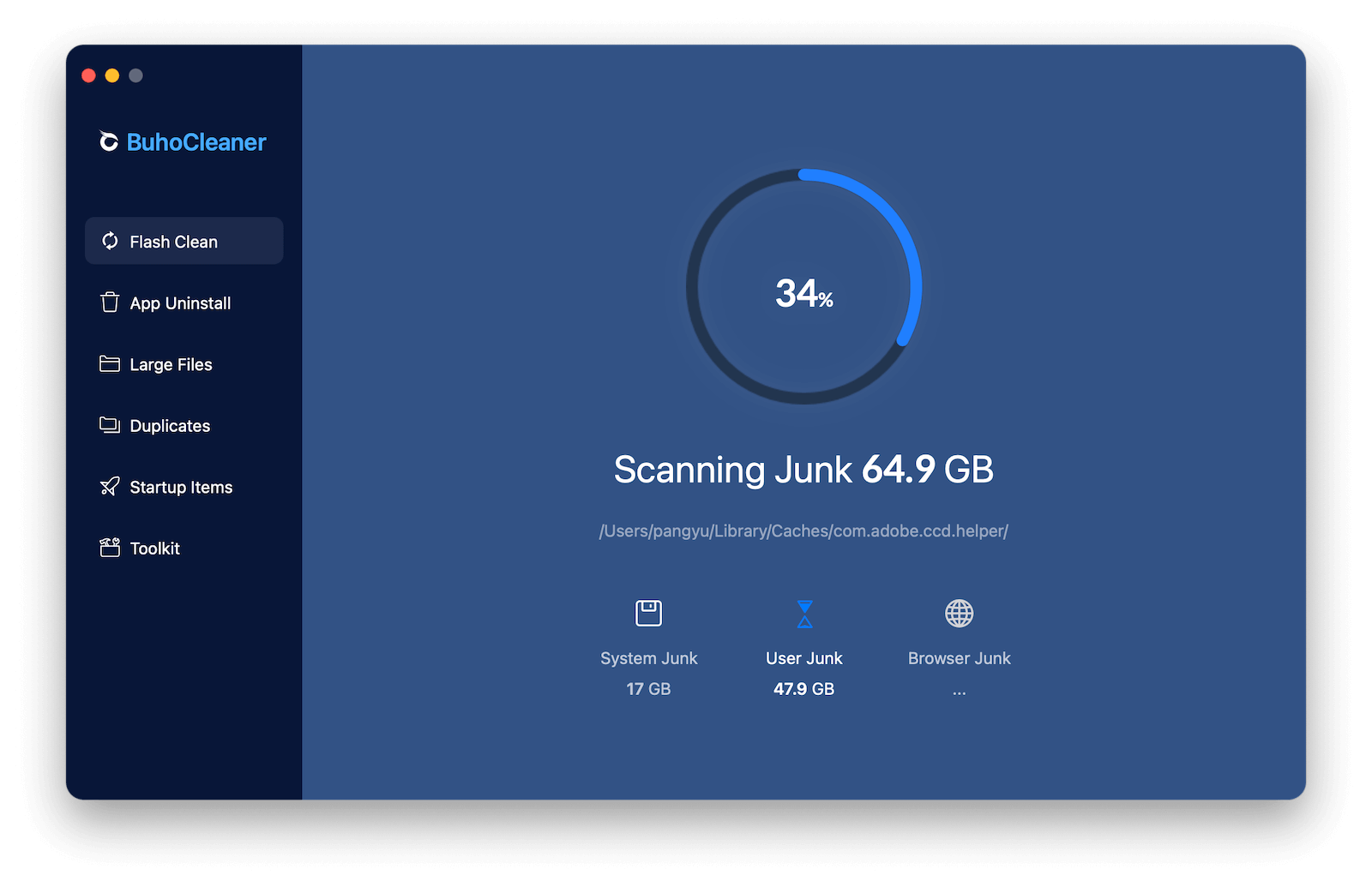 Quickly Clean up Mac with BuhoCleaner