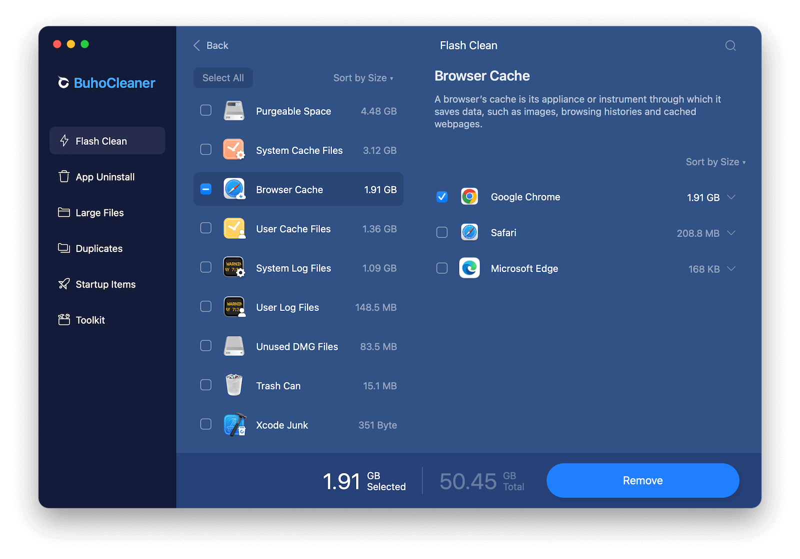 Automatically Clear Chrome Cache on Mac via BuhoCleaner