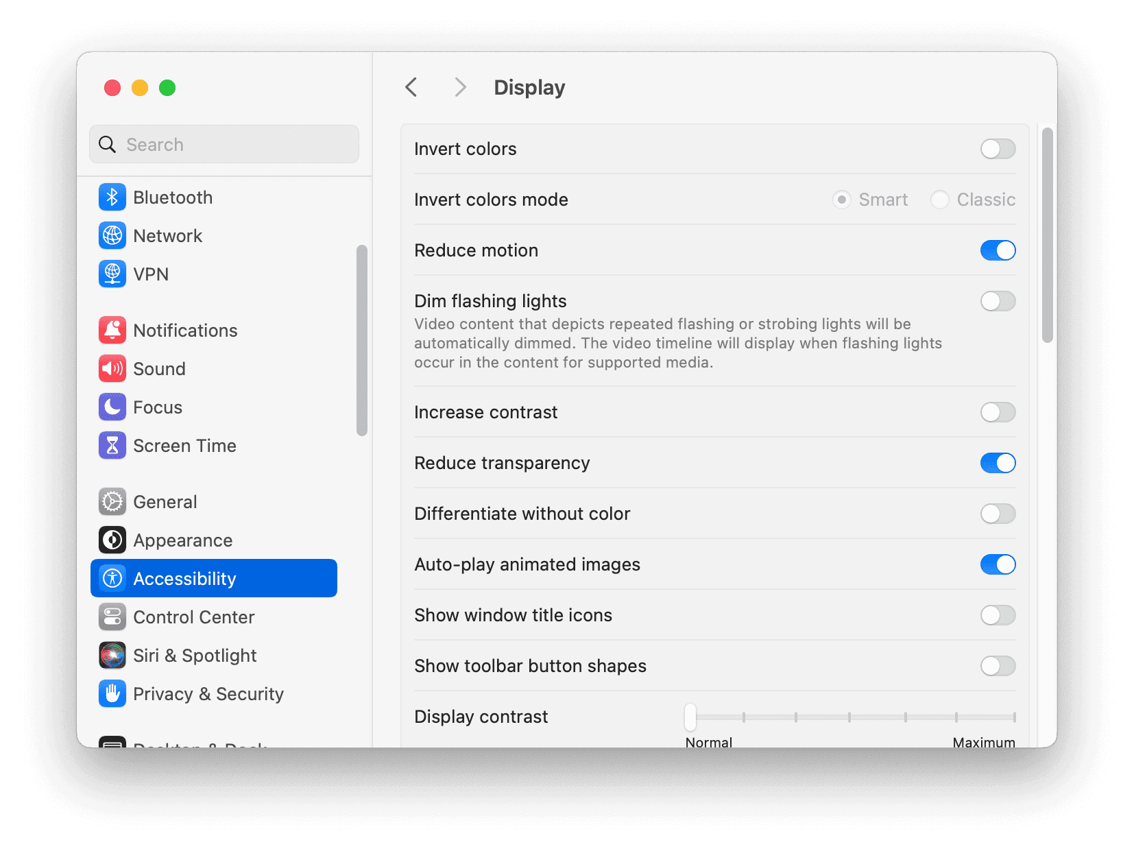 Change Display Settings on Mac