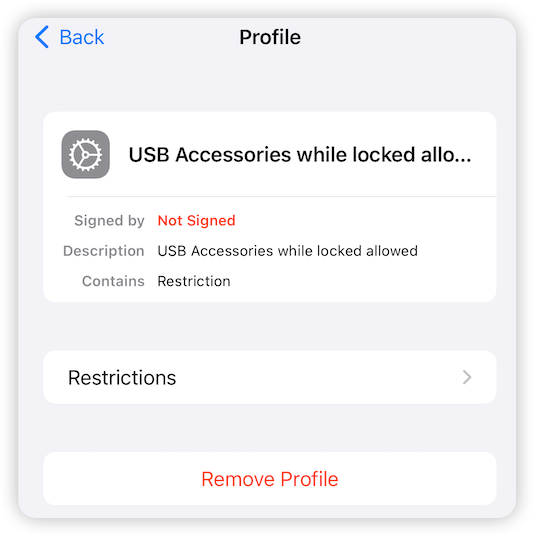 Remove MDM Profile on iPhone