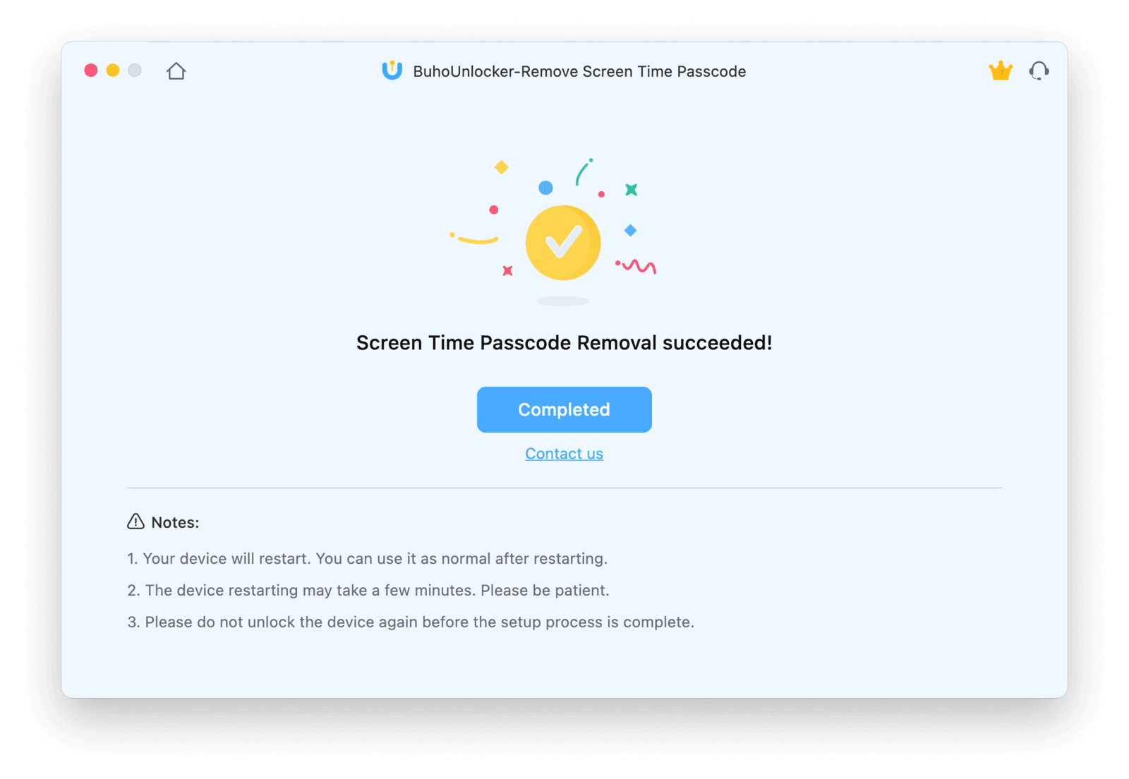 Remove Screen Time Passcode Successfully