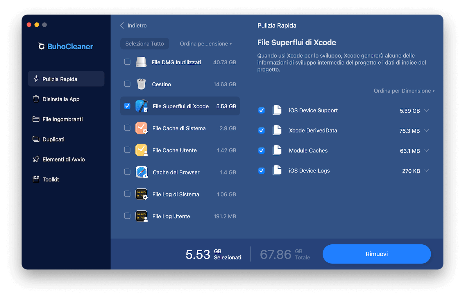 remove-unnecessary-files-xcode-buhocleaner.png