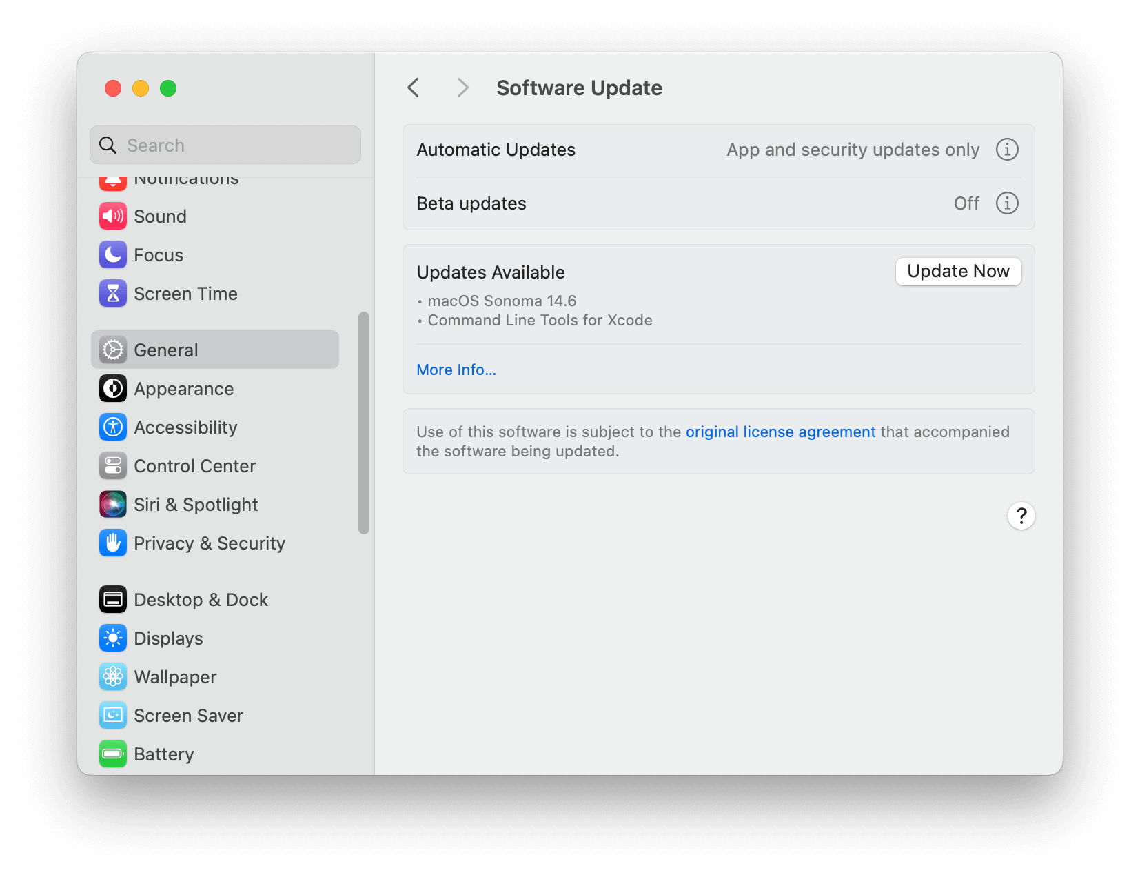 Update Mac
