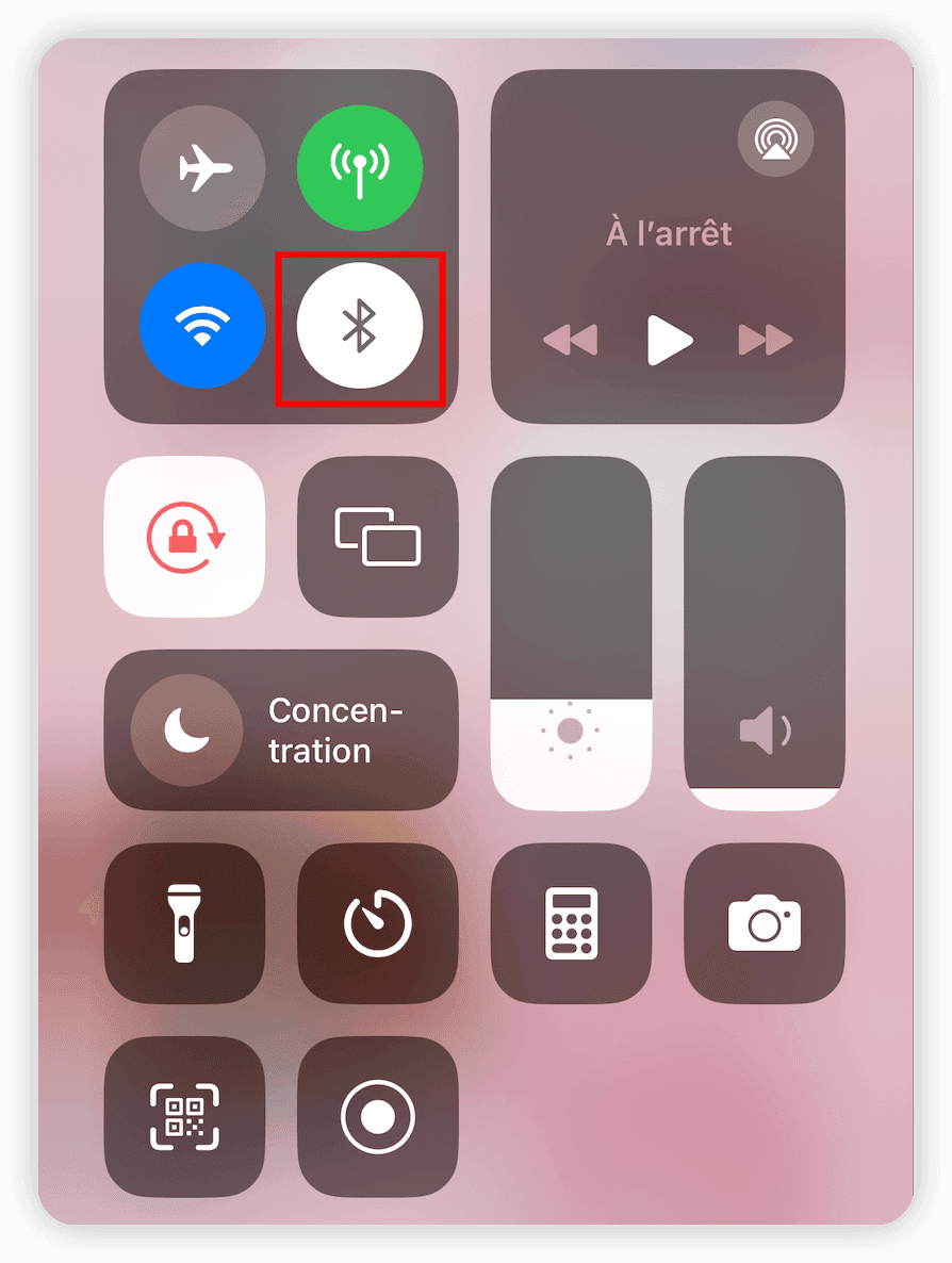 Désactiver et activer Bluetooth