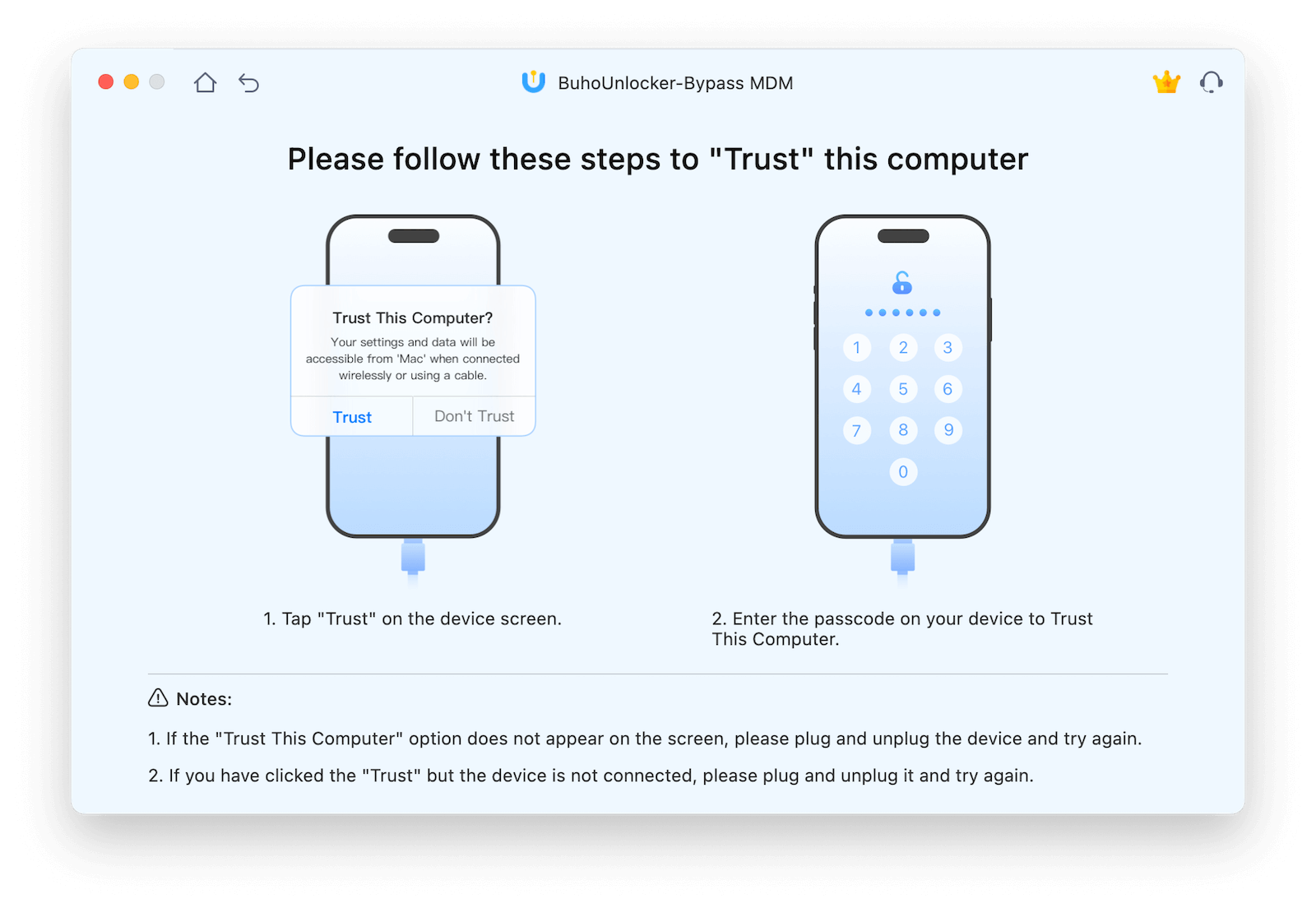 Turst Computer on iPhone