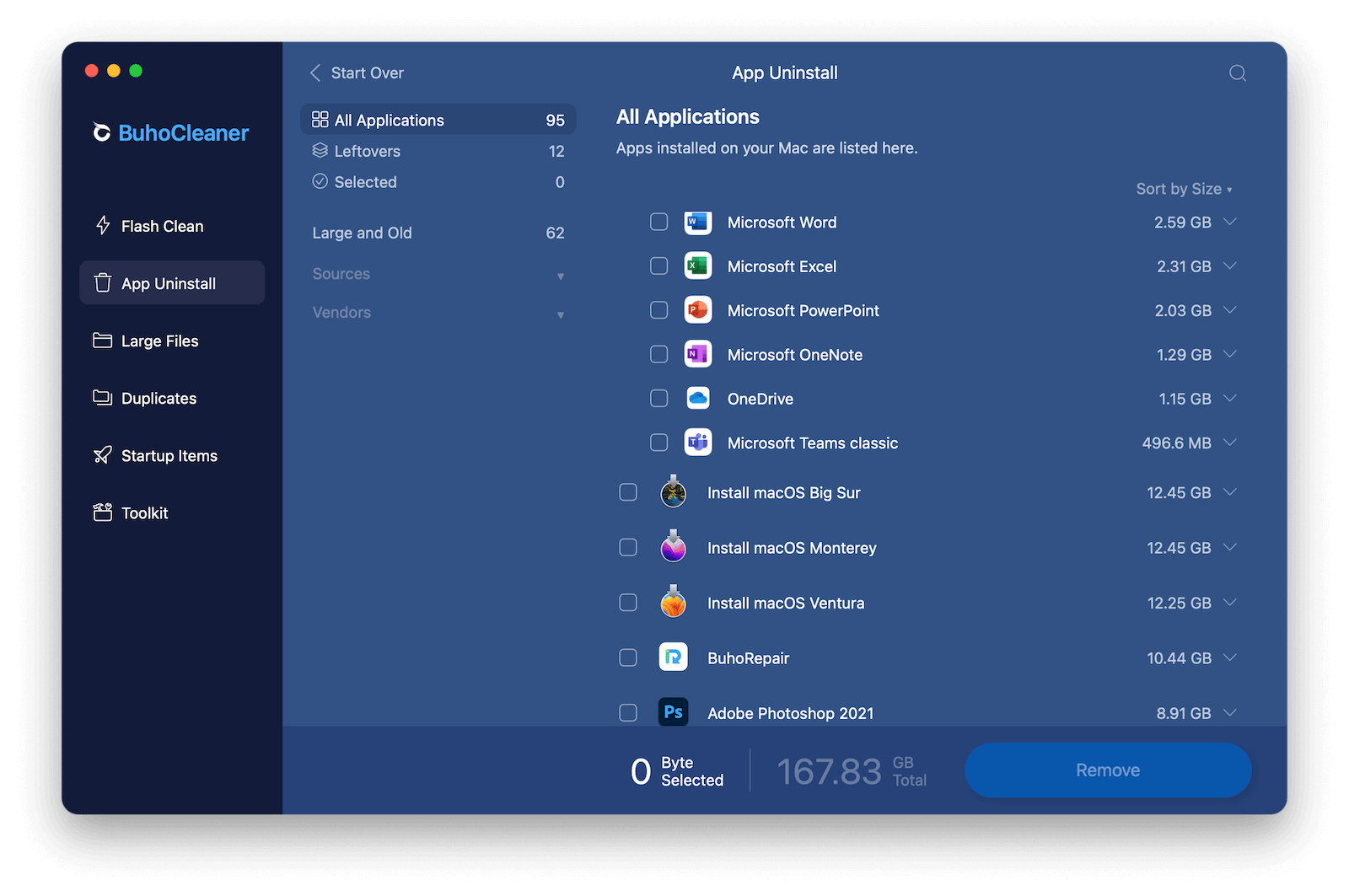 Uninstall Apps on Mac with BuhoCleaner