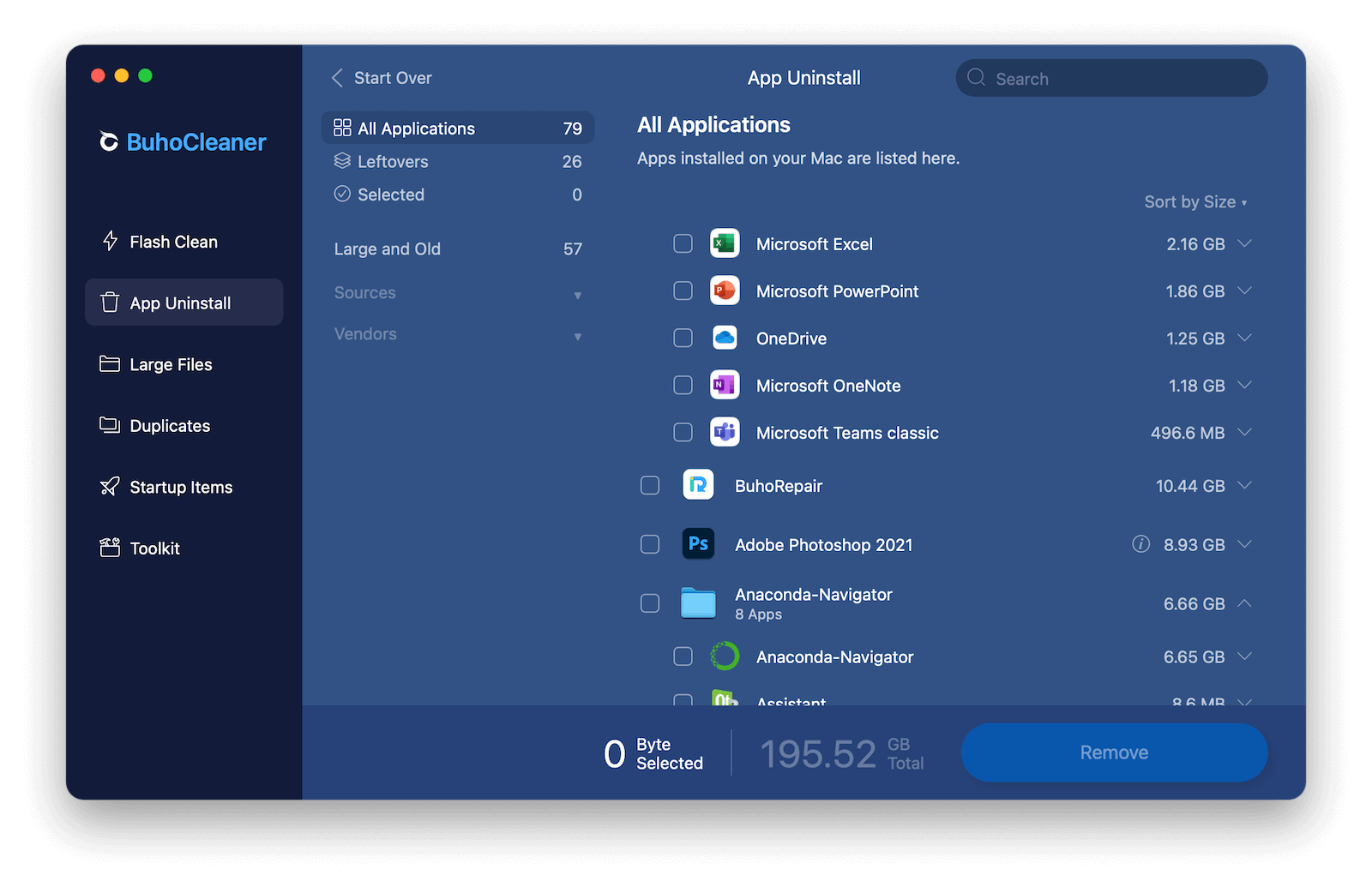 Quickly Uninstall Apps on Mac with BuhoCleaner