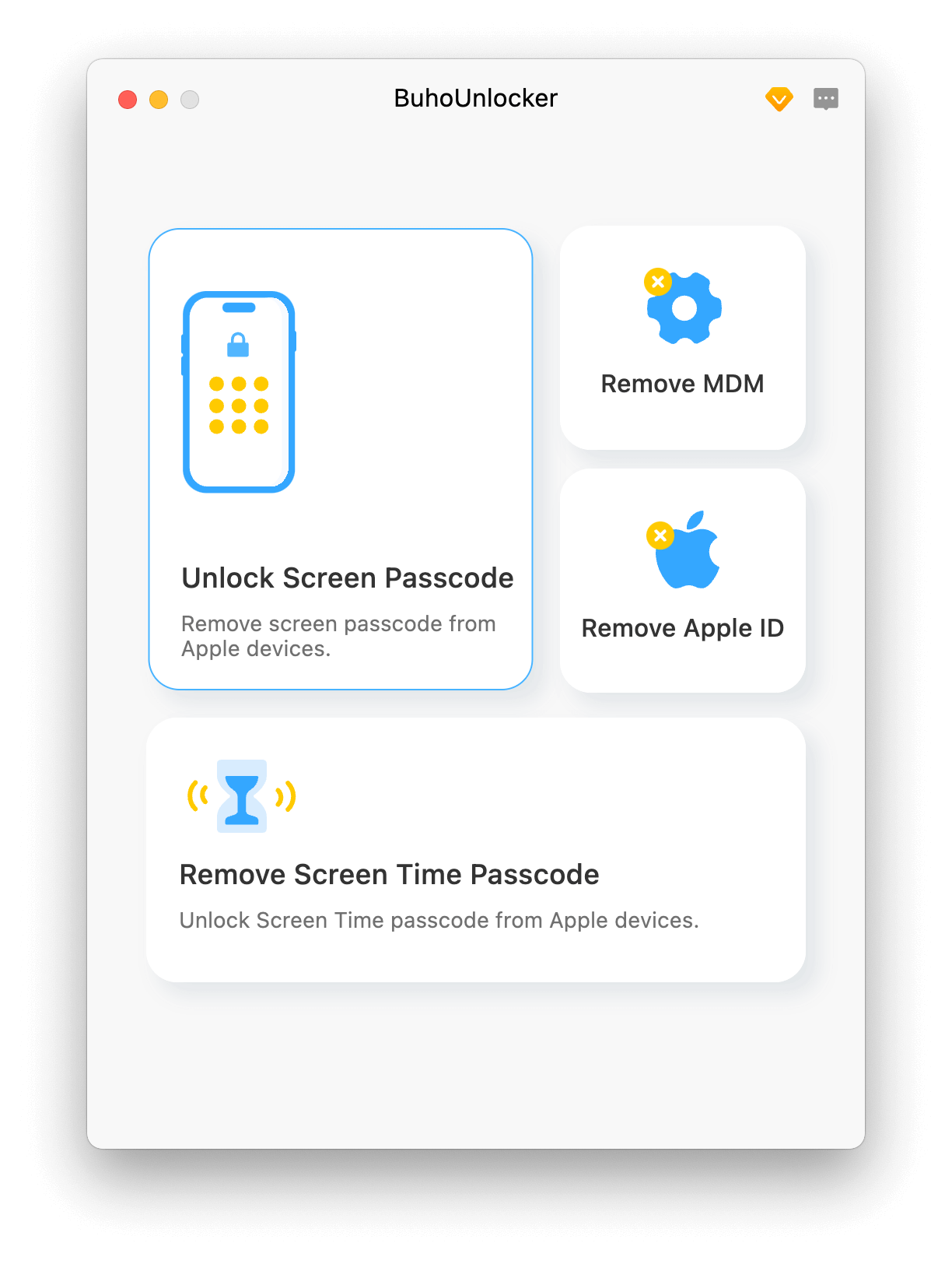 Factory Reset iPhone with BuhoUnlocker