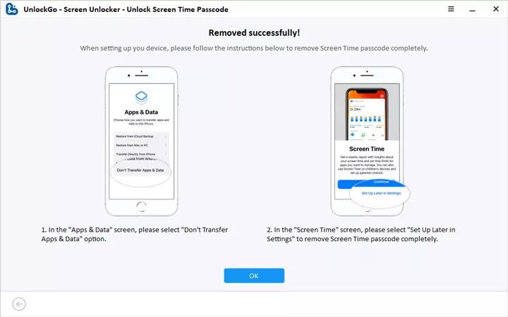 Remove Screen Time Passcode Successfully