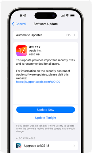Update IOS