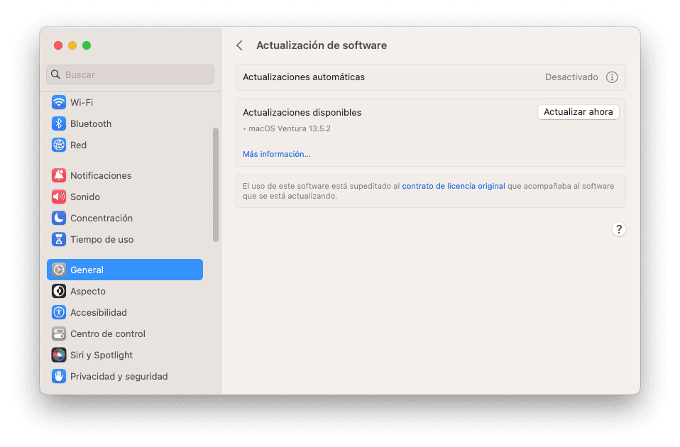 Update macOS