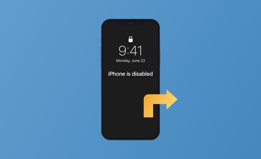 how to get iphone out of disabled mode without computer