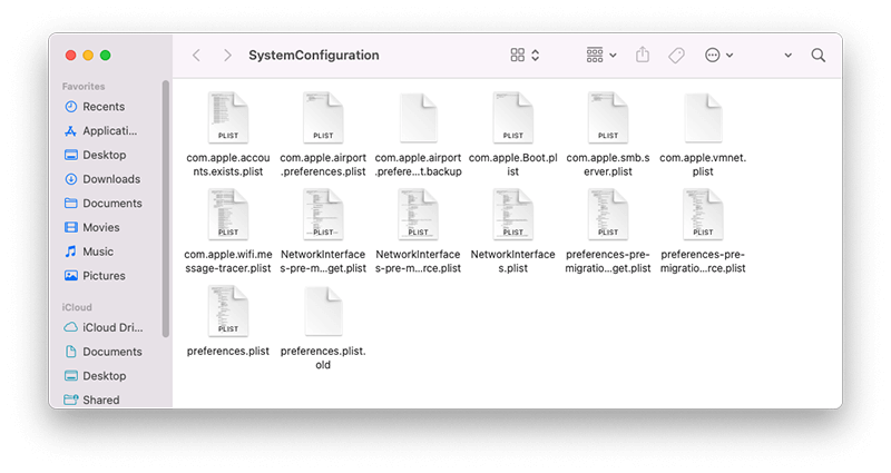 Delete System Configuration Files