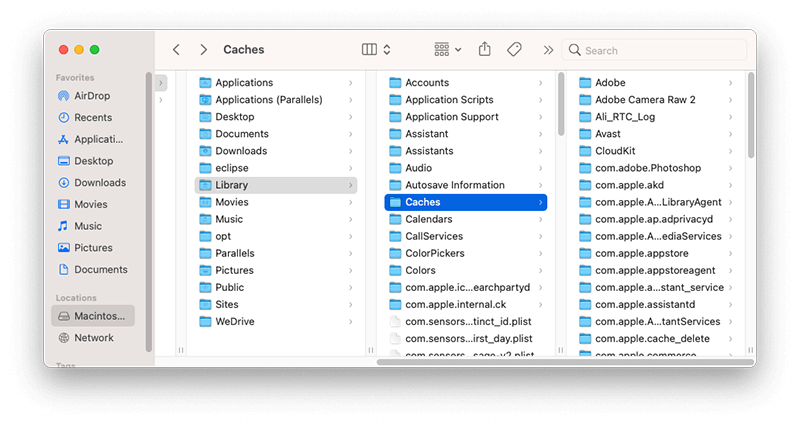 Delete Temporary Files with Finder