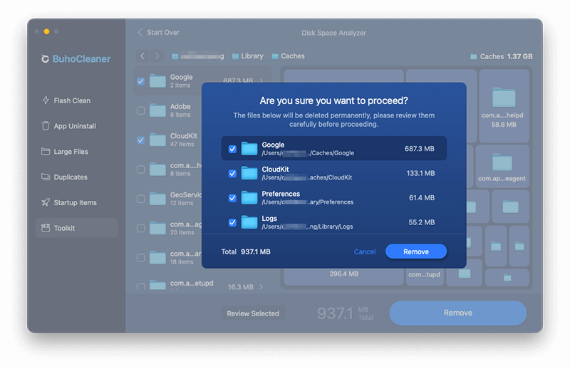 Delete Unwanted Files with BuhoCleaner