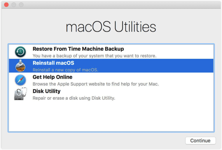 downgrade mac os big sur