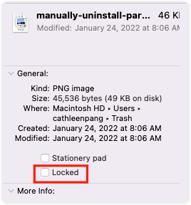 Unlock Files on Mac