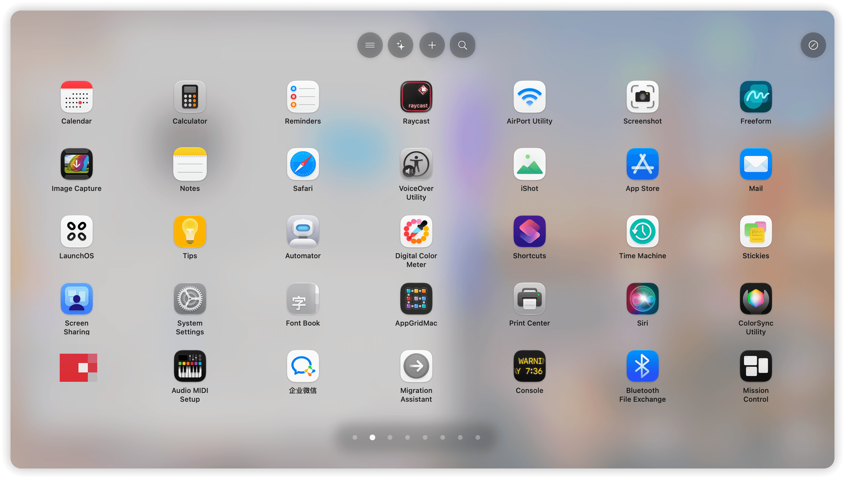 Mac 啟動台替代方案 - AppGrid